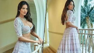 Hot Pic: બાબા નિરાલાની સોનિયાનો તહેલકો, બ્રાઇડલ ચોલીમાં અપ્સરાની જેમ કરાવ્યુ ફોટોશૂટ, જુઓ Esha Gupta......