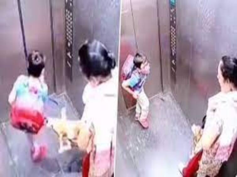 Ghaziabad: Pet dog bites kid in residential society elevator, Owner Looks On - Watch Video Video : குடியிருப்பு லிஃப்ட்டில் சிறுவனை கடித்த நாய்.. வலியால் துடித்தபோதும் பதறாமல் நின்ற உரிமையாளர்