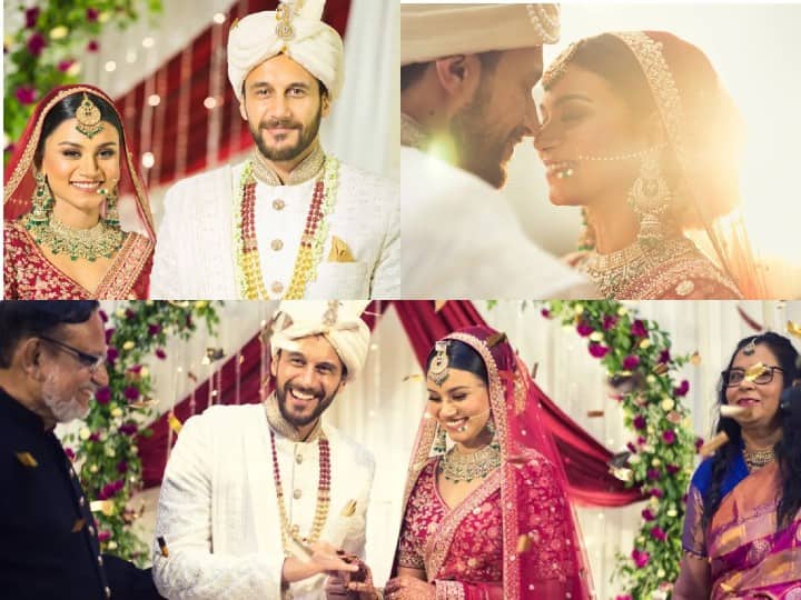 Actress Ahmareen Anjum, who was recently seen in SS Rajamouli's magnum opus 'RRR' as Loki, got married to her soulmate Danny Sura in a dreamy wedding ceremony in Kolkata.