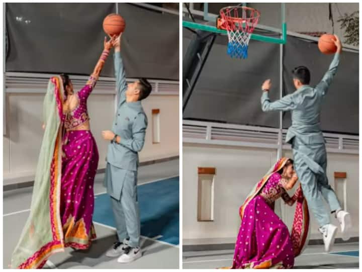 bride and groom were seen recreating Kuch Kuch Hota Hai Film Viral Video: 'कुछ कुछ होता है' को रिक्रिएट करते नजर आए दूल्हा और दुल्हन, यूजर्स को पसंद आया अंदाज
