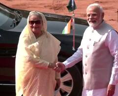 राष्ट्रपति भवन पहुंचीं शेख हसीना का पीएम मोदी ने किया भव्य स्वागत, तस्वीरों में दिखा दोनों देशों के बीच का रिश्ता