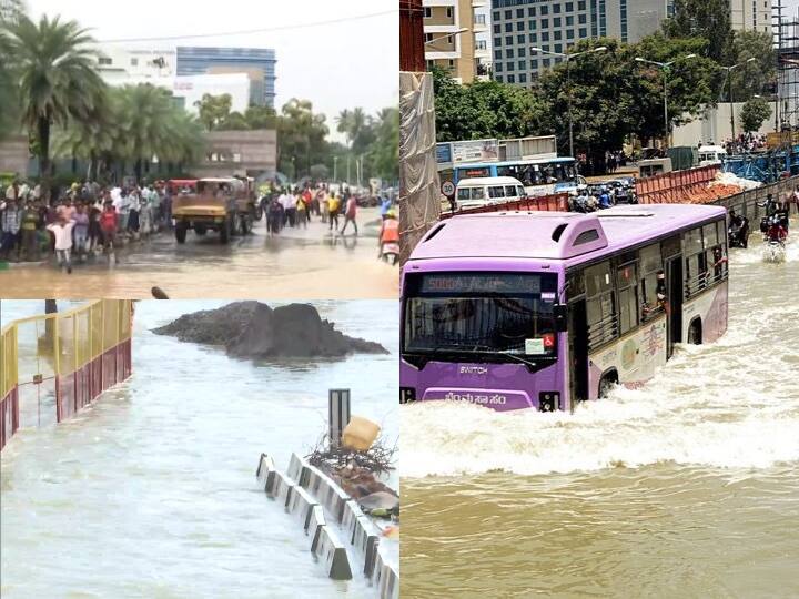 Karnataka Heavy Rain Waterlogging in Bengaluru Power Cuts And Water Supply Interrupted Karnataka Heavy Rain: बेंगलुरु में जल जमाव से लोगों का हाल बेहाल- बिजली और पानी सप्लाई बाधित, जानिए 10 अपडेट्स