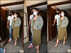 Brahmastra: प्रेग्नेंट पत्नी के साथ 'ब्रह्मास्त्र' की फाइनल स्क्रिनिंग पर पहुंचे Ranbir Kapoor, कैजुअल अंदाज में दिखीं Alia Bhatt