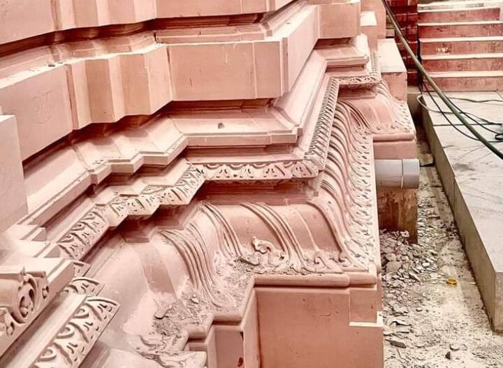 श्री राम जन्मभूमि तीर्थ क्षेत्र ट्रस्ट की ओर से जारी की गई तस्वीरों में पिंक पत्थरों की खूबसूरती भी देखी जा सकती है. इनकी इस एक झलक से ही इस बात का अंदाजा लगाया जा सकता है कि राम मंदिर जब बनकर तैयार होगा तो ये कितना भव्य होगा.