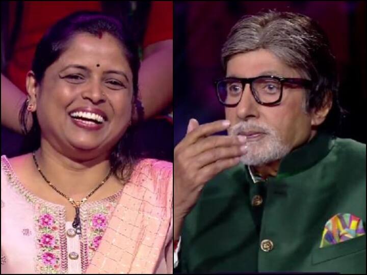 Kaun Banega Crorepati 14 Promo Contestant Wife Said Useless Film Of Amitabh Bachchan gave reaction OMG! कंटेस्टेंट की पत्नी ने अमिताभ बच्चन की फिल्म को बताया ‘फालतू’, नाराज बिग बी ने दिया ऐसा रिएक्शन