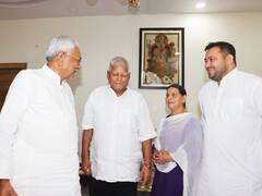 In Pics: कैमरे की नजर से देखें दिल्ली में क्या कर रहे हैं नीतीश कुमार, हाथ में गुलदस्ता और सामने 'मिशन 2024'