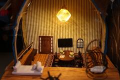 Ganesh Chaturthi 2022 : पुण्यातील काशिकर कुटुंबियांनी केरळमधील 'हाऊस बोट' संकल्पनेवर आधारित साकारला नयनरम्य देखावा