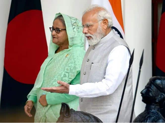 India Bangladesh Relation 7 Agreement documents Were Signed between india and bangladesh India Bangladesh Relation : ਭਾਰਤ-ਬੰਗਲਾਦੇਸ਼ ਵਿਚਾਲੇ ਹੋਏ ਇਹ 7 ਸਮਝੌਤੇ, PM ਮੋਦੀ ਬੋਲੇ - ਕੱਟੜਪੰਥੀ ਤਾਕਤਾਂ ਦਾ ਮਿਲ ਕੇ ਸਾਹਮਣਾ ਕਰੀਏ