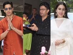 Celebs At Tseries Ganesha Darshan: सारा से लेकर सिद्धार्थ तक, टी-सीरीज के ऑफिस में गणपति के दर्शन करने पहुंचे ये सितारे