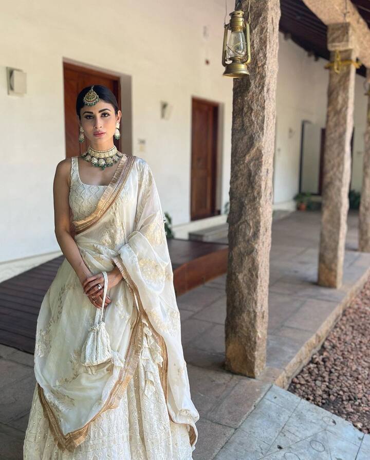 अभिनेत्री देखील तिच्या चाहत्यांशी संपर्क साधण्याची एकही संधी सोडत नाही. (फोटो सौजन्य :imouniroy/इंस्टाग्राम)