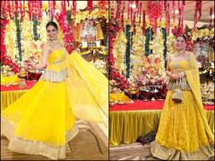 गणेशोत्सव के रंग में रंगी श्रद्धा आर्या ने येलो लहंगे में बिखेरी खूबसूरती, देखें तस्वीरें