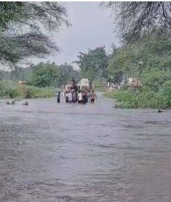 बारामती जिल्ह्यात जोरदार पाऊस