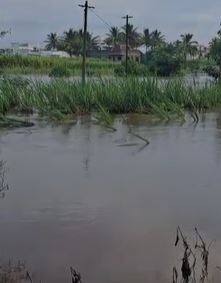 बारामतीच्या पश्चिम भागात ढगफुटी सदृश पाऊस