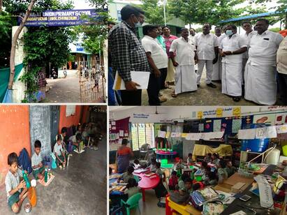 ABP IMPACT The plight of home-based schooling Rs 19 lakh allocation TNN ABP IMPACT: கட்டிட வசதி இல்லாத அரசு பள்ளி எம்எல்ஏ நேரில் ஆய்வு செய்து ரூ.19 லட்சம் ஒதுக்கீடு