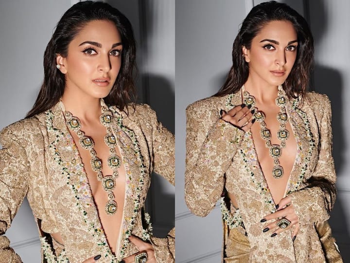 Kiara Advani: பொன்மகள் வந்தாள்.. தங்க நிறத்தில் ஜொலிக்கும் நடிகை கியாரா அத்வானி!