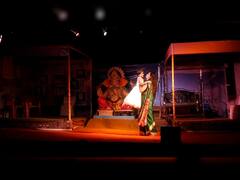 Ganesh Chaturthi 2022 : चिपळूणमध्ये 'बाबा मला मारु नका' या संकल्पनेवर आधारित सामाजिक संदेश; जिवंत देखाव्यातून जनजागृती