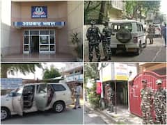 पॉलिटिकल फंडिंग पर देशभर में IT का बड़ा एक्शन, तस्वीरों से जानें कहा-कहां हो रही आयकर विभाग की छापेमारी