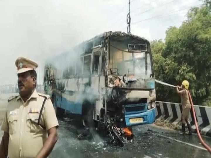 Dindigul: A student died in an accident when he was hit by a bus while riding a two-wheeler with his friends on his birthday TNN பிறந்த நாளன்று சாலை விபத்தில் உயிரிழந்த மாணவர் - திண்டுக்கல் அருகே சோகம்