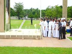 Rahul Gandhi : கன்னியாகுமரி - காஷ்மீர்.. 3,570 கி.மீ. தூரம்.. தந்தையின் நினைவிடத்தில் மரியாதை செலுத்திய ராகுல் காந்தி!