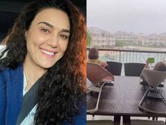 पहली बारिश का लुत्फ लेते दिखे जय और जिया, प्रीति जिंटा ने दिखाई जुड़वां बच्चों की झलक