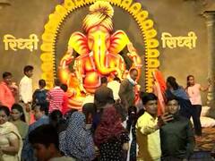 Ganesh Chaturthi 2022 : महाराष्ट्रात विविध ठिकाणी गणेशोत्सवाचे पर्यावरणपूरक देखावे; पाहा फोटो