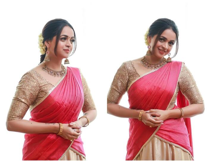 Bhavana : நடிகை பாவனாவின் அசத்தல் ஓணம் கிளிக்ஸ் !