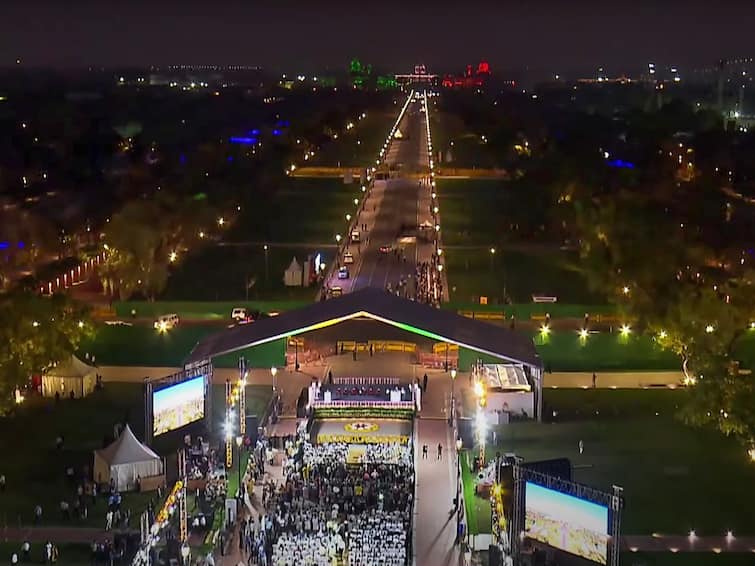 PM Modi Inaugurates All New Redeveloped Rajpath As Kartvyapath In New Delhi Know Details Kartvyapath Inauguration: 'রাজপথ পরাধীনতার প্রতীক, কর্তব্যপথে হাঁটলে দেশই প্রথম মনে আসবে', নাম বদলের দিনে বার্তা প্রধানমন্ত্রীর