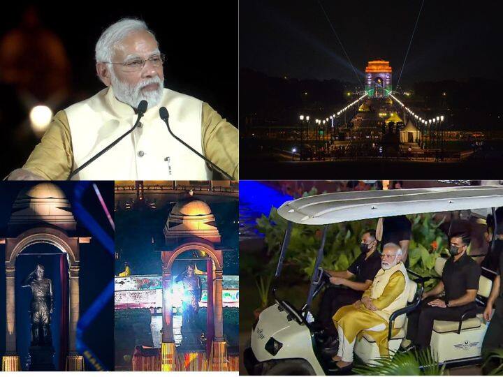 Kartavya Path Photos: आज दिल्ली में कर्तव्य पथ (Kartavya Path) का शुभारंभ हो गया है. प्रधानमंत्री नरेंद्र मोदी (Narendra Modi) ने इसे राष्ट्र को समर्पित कर दिया है.