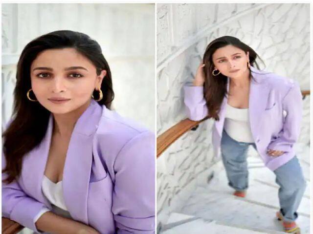 Alia Bhatt With Baby Bump: ਫਿਲਮ 'ਬ੍ਰਹਮਾਸਤਰ' ਦੇ ਪ੍ਰਮੋਸ਼ਨ ਦੇ ਨਾਲ-ਨਾਲ ਆਲੀਆ ਭੱਟ ਆਪਣੇ ਮੈਟਰਨਿਟੀ ਫੈਸ਼ਨ ਨੂੰ ਲੈ ਕੇ ਵੀ ਕਾਫੀ ਚਰਚਾ 'ਚ ਹੈ। ਹੁਣ ਇੱਕ ਲਵੈਂਡਰ ਜੈਕੇਟ ਵਿੱਚ ਉਸਦੀ ਨਵੀਨਤਮ ਲੁੱਕ 'ਤੇ ਇੱਕ ਨਜ਼ਰ ਮਾਰੋ।