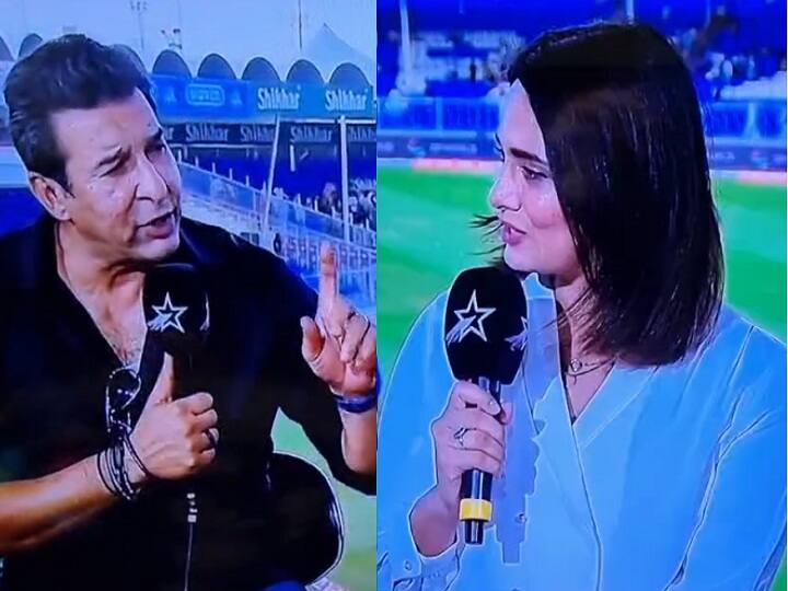 Watch: मयंती लैंगर के इस सवाल पर नाराज हो गए वसीम अकरम, जानिए क्या था मामला Wasim Akram Unhappy with Mayanti Langer question on Team India on PAK vs AFG Match day Watch: मयंती लैंगर के इस सवाल पर नाराज हो गए वसीम अकरम, जानिए क्या था मामला