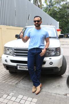 IN Pics: 'विक्रम वेधा' में दबंग पुलिसवाले बने Saif Ali Khan, गलत और ज्यादा गलत में दिखे उलझे