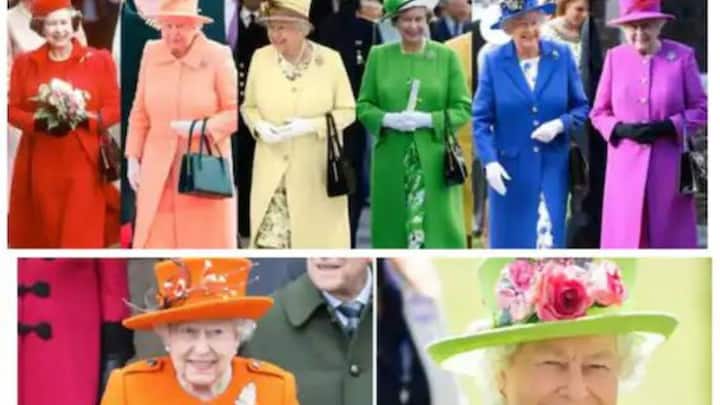 রানির পোশাকে রঙের চার্টের প্রতিটি শেডের পোশাক অন্তর্ভুক্ত ছিল। ক্যানারি হলুদ থেকে চুন সবুজ, ফুচিয়া এবং নেভি ব্লু পর্যন্ত।