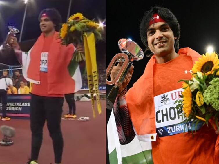Neeraj Chopra becomes first Indian to clinch Diamond League Finals title Neeraj Chopra: மீண்டும் ஒரு வரலாற்று சாதனை.. டைமண்ட் லீக்கில் சாம்பியன் பட்டம் வென்ற நீரஜ்!