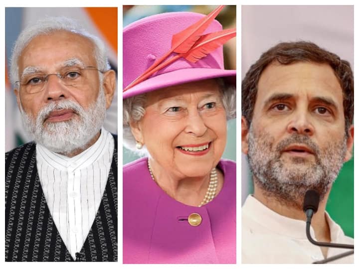 Queen Elizabeth Death PM Modi to Rahul Gandhi Indian Leaders Reacts after Demise UKs Queen Queen Elizabeth Death: PM मोदी से लेकर राहुल गांधी तक...एलिजाबेथ-II के निधन पर भारतीय नेताओं ने जताया दुख, कहा- 'एक युग का हुआ अंत'