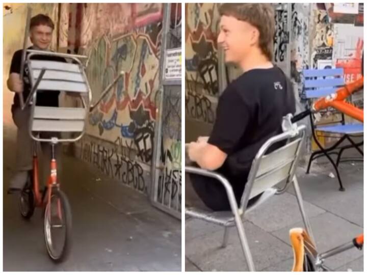 cycle while sitting in chair