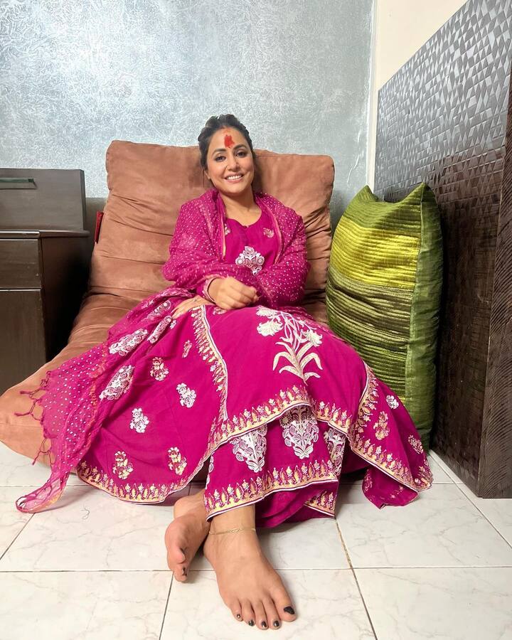 हिना सोशल मीडियावर खूप सक्रिय असते. अशा परिस्थितीत तिची फॅन फॉलोइंगही झपाट्याने वाढत आहे. (फोटो सौजन्य :realhinakhan/इंस्टाग्राम)