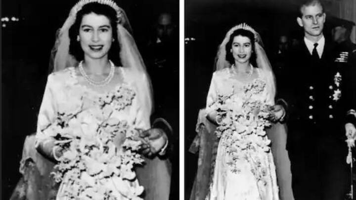 ১৯৪৭ সালে প্রিন্স ফিলিপকে বিয়ে করার সময় রানি দ্বিতীয় এলিজাবেথ যে পোশাকটি পরেছিলেন তা ডাচেস সাটিন থেকে তৈরি হয়েছিল। এই পোশাকটিকে বিশেষ করে তুলতে ক্রিস্টাল এবং ১০ হাজার মুক্তো ব্যবহার করা হয়েছিল।