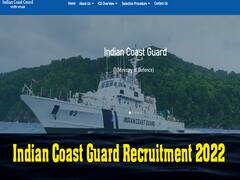 Indian Coast Guard Recruitment 2022: इंडियन कोस्ट गार्ड में नाविक और यंत्रिक पदों पर भर्ती, जानें कैसे करें आवेदन