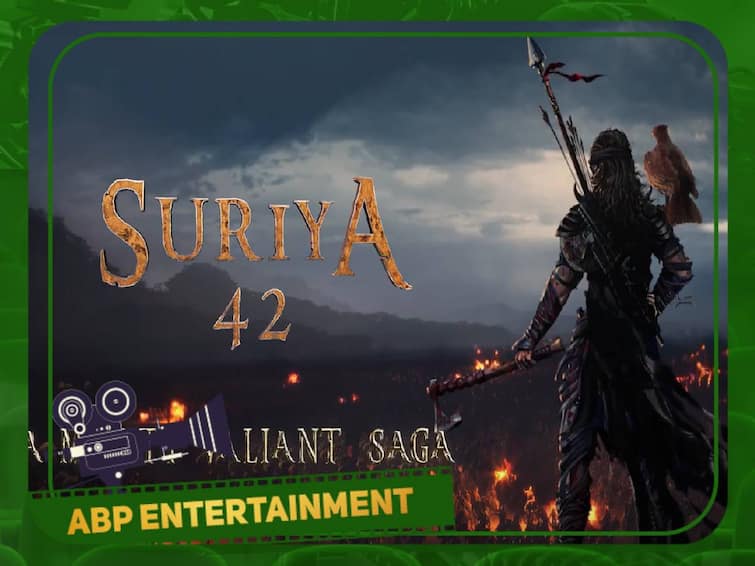 actor suriya 42nd movie motion poster released Suriya 42 Update: ‛3D தொழில்நுட்பம்...10 மொழிகள்...’ மிரட்டலான “சூர்யா 42” மோஷன் போஸ்டர் இதோ..!