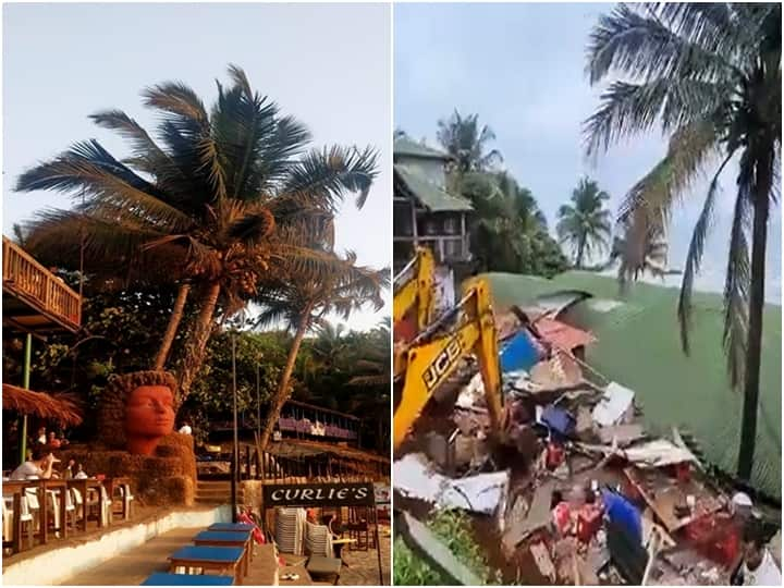 Restaurant Curlies Razed: The restaurant at Anjuna in North Goa linked to the death of BJP leader Sonali Phogat is being demolished for violating the Coastal Regulation Zone (CRZ) norms