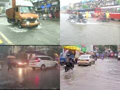 महाराष्ट्र में बारिश बनी मुसीबत- कई इलाकों में पानी में डूबी गाड़ियां, ट्रेनें रुकीं, नासिक में सैलाब में फंसी बस