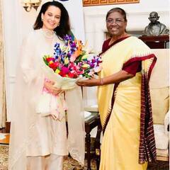 Kangana Ranaut Latest Photos: ਕੰਗਨਾ ਰਣੌਤ ਨੇ ਪ੍ਰਧਾਨ ਦ੍ਰੋਪਦੀ ਮੁਰਮੂ ਨਾਲ ਕੀਤੀ ਖਾਸ ਮੁਲਾਕਾਤ, ਫੋਟੋ ਸ਼ੇਅਰ ਕਰਕੇ ਕਹੀ ਇਹ ਵੱਡੀ ਗੱਲ