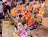 Nashik Ganeshotsav : दहा दिवस गणेशाची मनोभावे पूजा, मग विसर्जनानंतर मुर्त्यांची अशी अवस्था का होते?