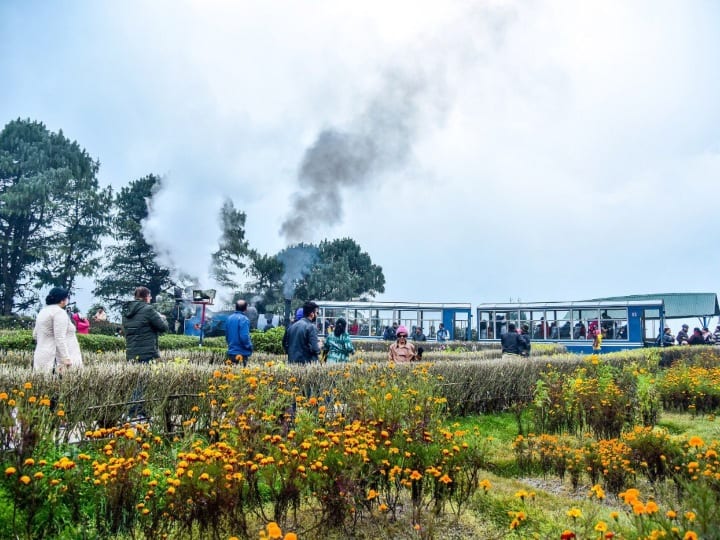 इस रेल यात्रा में एक दिलचस्प बात यह है कि ट्रेन की पटरियां कई जगह पर सड़क के एक तरफ बिछी हुई है. इसीलिए आपकी ट्रेन अन्य वाहनों के साथ-साथ चलती हुई भी दिखाई देगी.