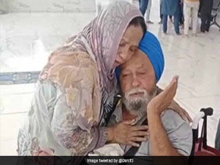 Indian Sikh Separated At Partition Meets Pakistani Muslim Sister In Kartarpur பிரிவினையால் பிரிந்த குடும்பம்...இஸ்லாமிய சகோதரியை சந்தித்த சீக்கிய சகோதரன்...நெகிழ்ச்சி சம்பவம் 