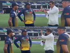 PAK vs SL: फाइनल से पहले इस श्रीलंकाई गेंदबाज ने वसीम अकरम से लिए टिप्स, सामने आया वीडियो