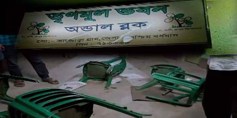 TMC Party Office At Andal Was Vandalized Due To Alleged Infighting In Party Paschim Bardhaman: ভাঙচুর অন্ডালের তৃণমূল পার্টি অফিসে, নেপথ্যে কি গোষ্ঠীদ্বন্দ্ব? তুঙ্গে জল্পনা