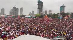 PHOTO : पुढच्या वर्षी लवकर या...! लालबागच्या राजाला साश्रूनयनांनी निरोप; भाविकांची अलोट गर्दी