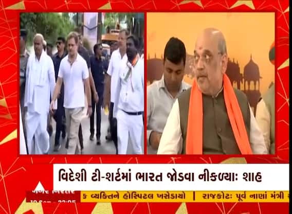 કૉંગ્રેસ નેતા રાહુલ ગાંધી પર અમિત શાહે સાધ્યું નિશાન