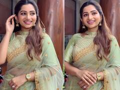 Nakshathra Nagesh Photos : ஓமன பெண்ணே... தமிழும் சரஸ்வதியும் நக்‌ஷத்ராவின் நியூ க்ளிக்ஸ்!